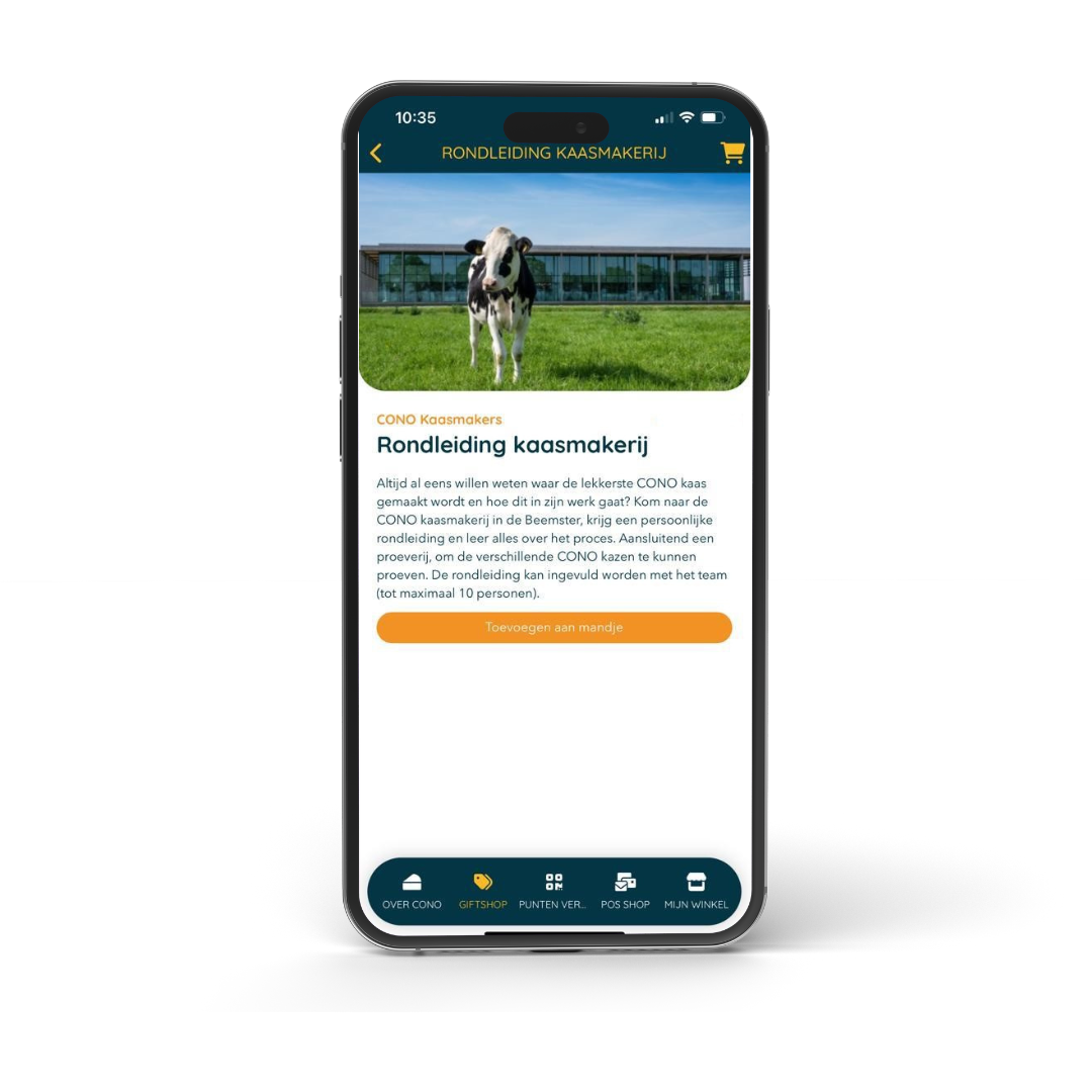 CONO app CONO Kaasmakers